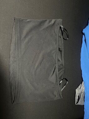 Fashion Nova Black Strapless Mini Tube Top